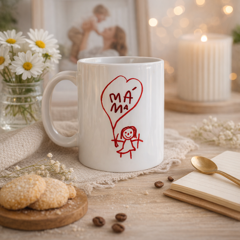 NOVINKA: Hrnek s dětským obrázkem