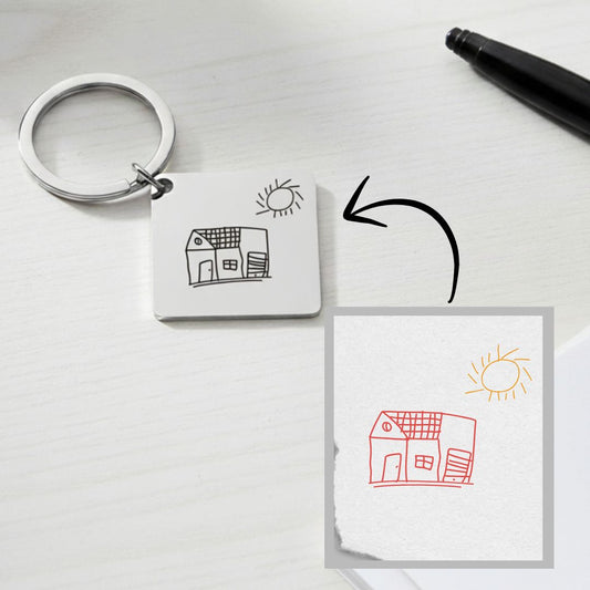 Osobní klíčenka s rytinou