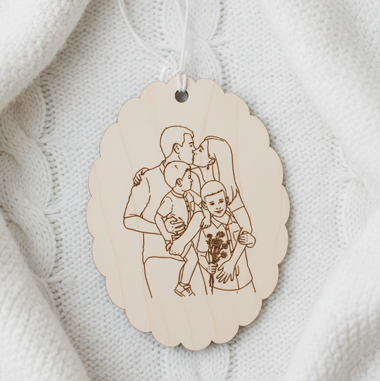 Dřevěná ozdoba - Podle vaší fotografie