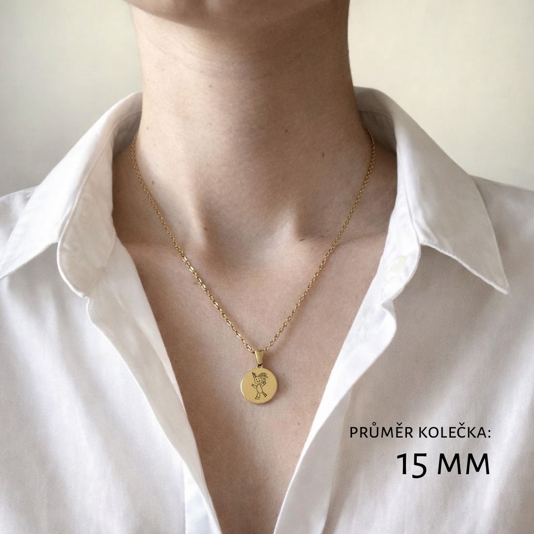 Řetízek s osobní rytinou