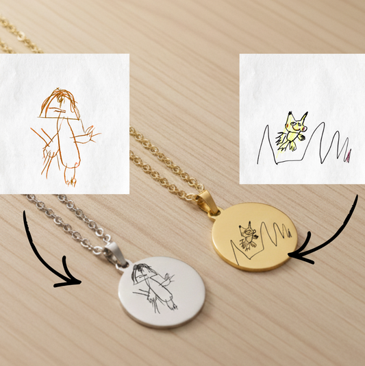 Řetízek s rytinou - DĚTSKÝ OBRÁZEK