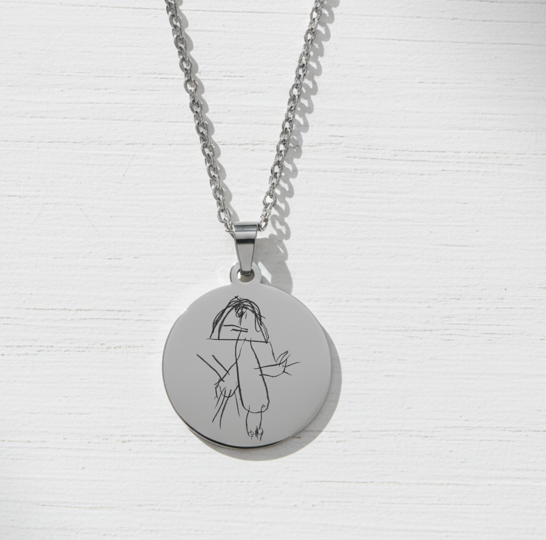 Řetízek s rytinou - DĚTSKÝ OBRÁZEK