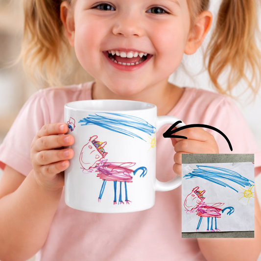 NOVINKA: Hrnek s dětským obrázkem