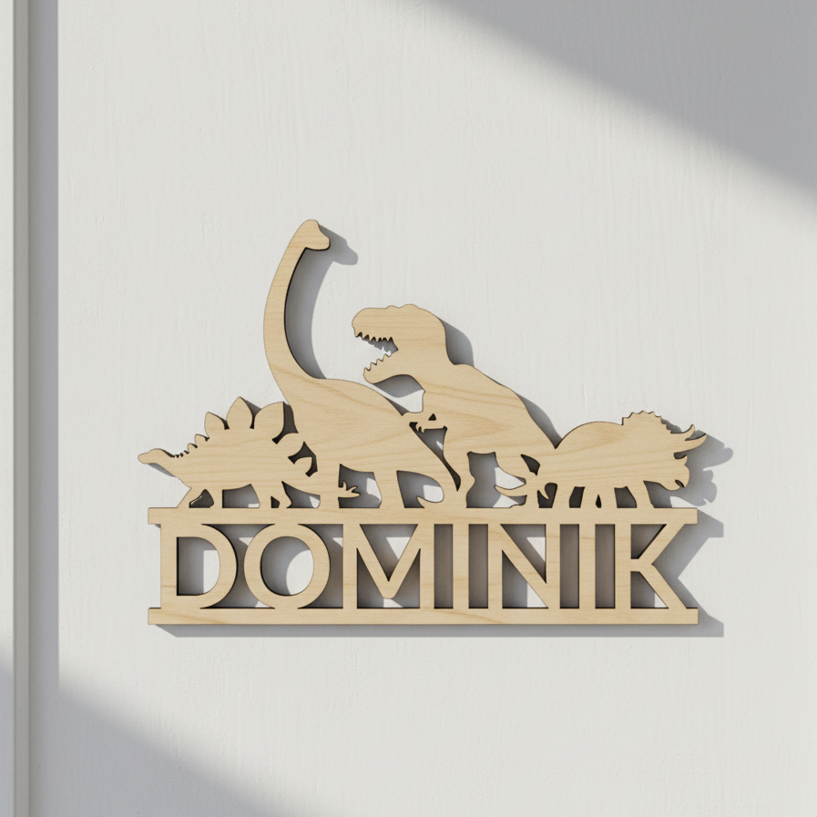 Dřevění DINOSAUŘI se jménem