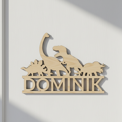 Dřevění DINOSAUŘI se jménem