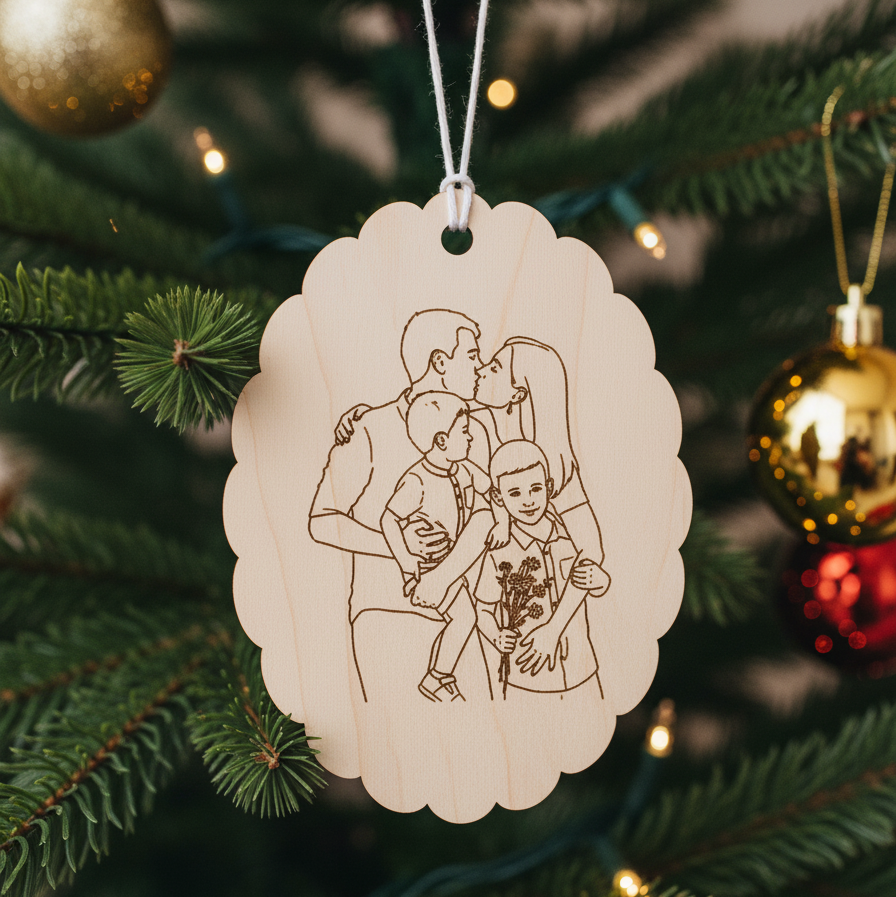 Dřevěná ozdoba - Podle vaší fotografie