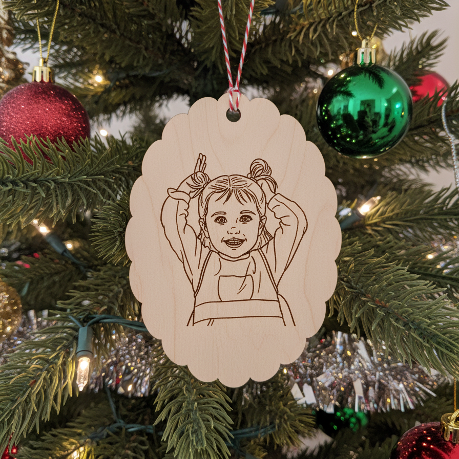 Dřevěná ozdoba - Podle vaší fotografie